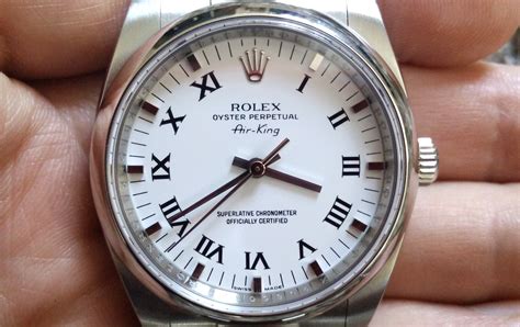 Rolex Air-King white dial